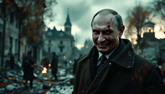 Когда ты продолжаешь убивать, но говоришь о мире. Маньяк или президент рф?